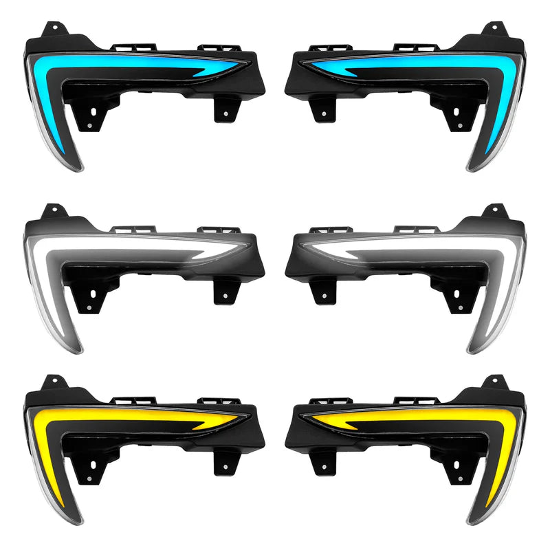 Tesla Model 3 2017-2023 - Fog Lights Front LED DRL Signal Lamps