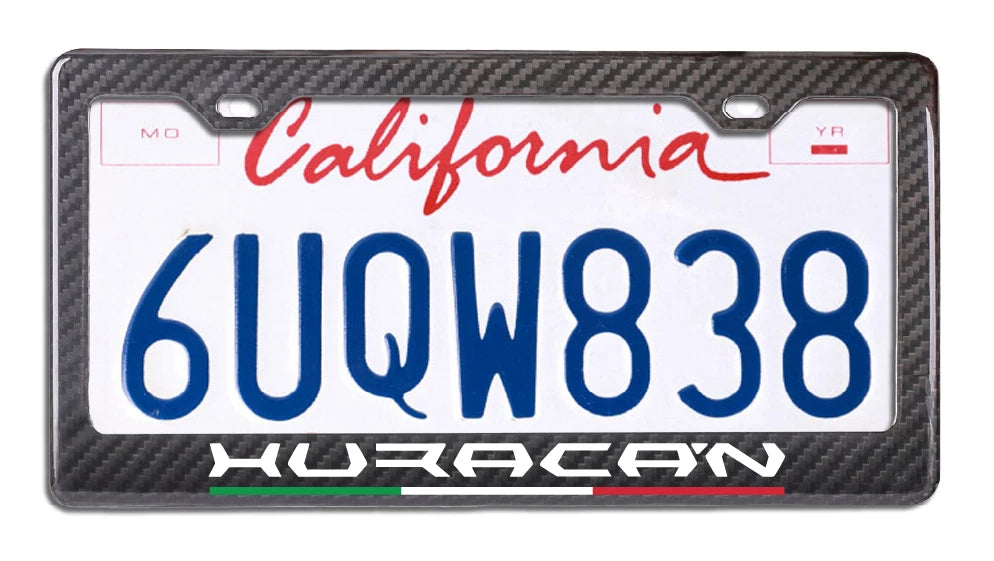 Lamborghini Huracán - Carbon Fiber License Plate Frame