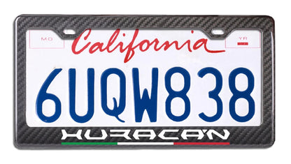 Lamborghini Huracán - Carbon Fiber License Plate Frame