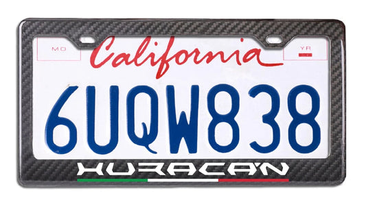 Lamborghini Huracán - Carbon Fiber License Plate Frame