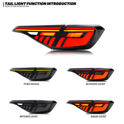 Honda Civic 11th Gen Sedan (2022–2024) – LED Sequential Smoked Tail Lights