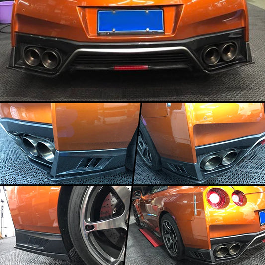 Nissan GT-R R35 - Carbon Fiber Rear Diffuser Corner Spats
