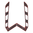 Corvette C8 Coupe – Carbon Fiber Rear Window Trim Cover Set