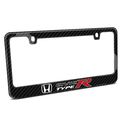 Honda Civic Type R Carbon Fiber License Plate Frame
