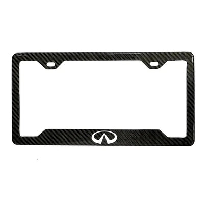 Infiniti Carbon Fiber License Plate Frame