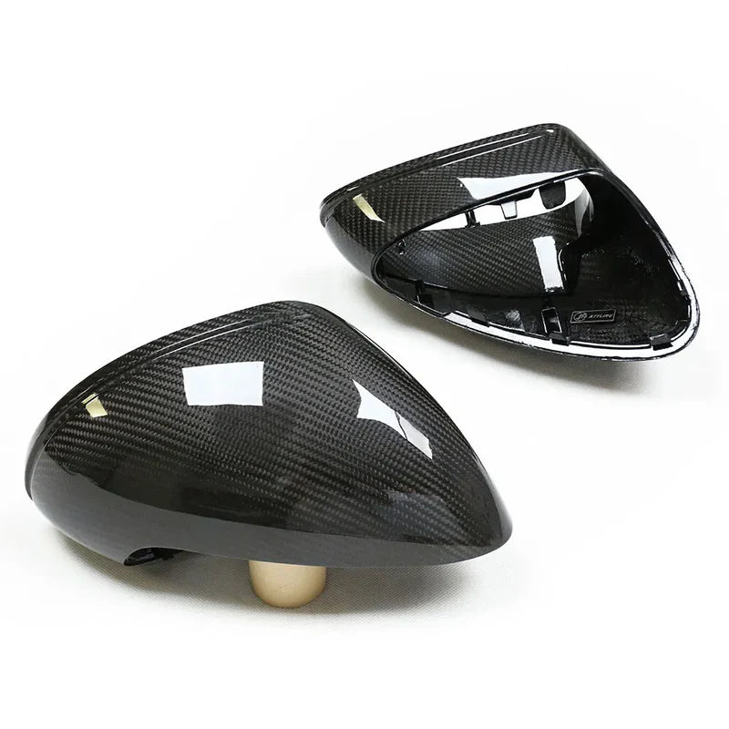 Porsche 981 Boxster GTS 991 911 - Dry Carbon Fiber Mirror Cap Set Replacement