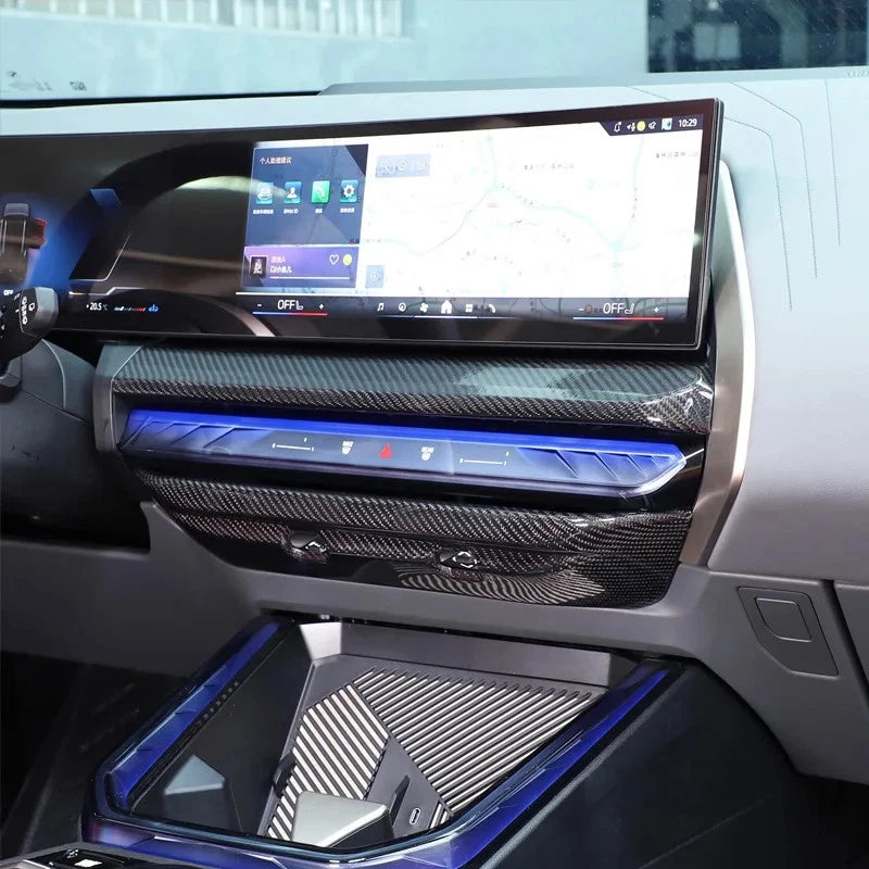 BMW X3 G45 - Dry Carbon Fiber Center Console Air Vent Trim