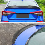 Honda Civic 11th Gen Sedan - PSM Style Carbon Fiber Rear Trunk Spoiler