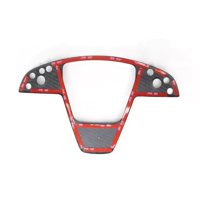 Tesla Model S & Model X Plaid - Carbon Fiber Interior Steering Wheel Trim