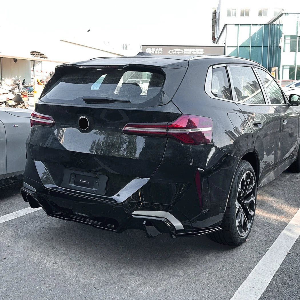 BMW X3 G45 M Sport – V Style Gloss Black Rear Bumper Diffuser