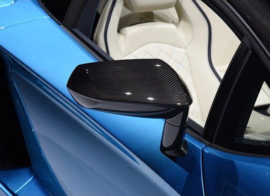 Lamborghini Aventador LP700 / LP720 / LP750 / SVJ - OEM Style Carbon Fiber Mirror Cap Set