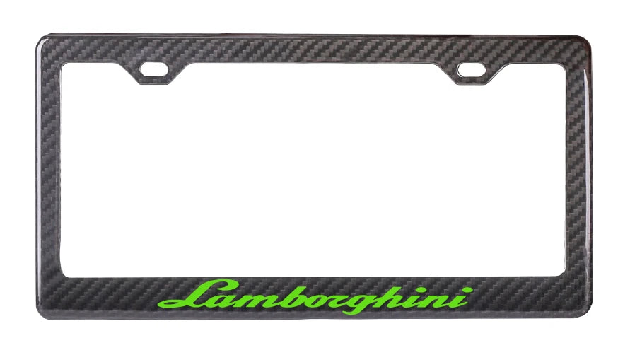 Lamborghini - Carbon Fiber License Plate Frame