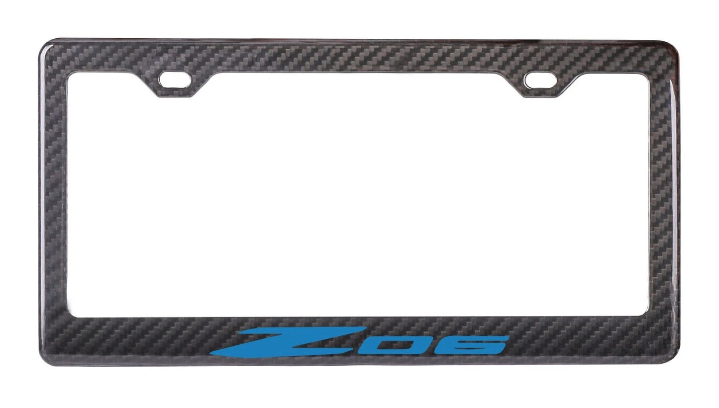 Chevrolet Corvette Z06 - Carbon Fiber License Plate Frame