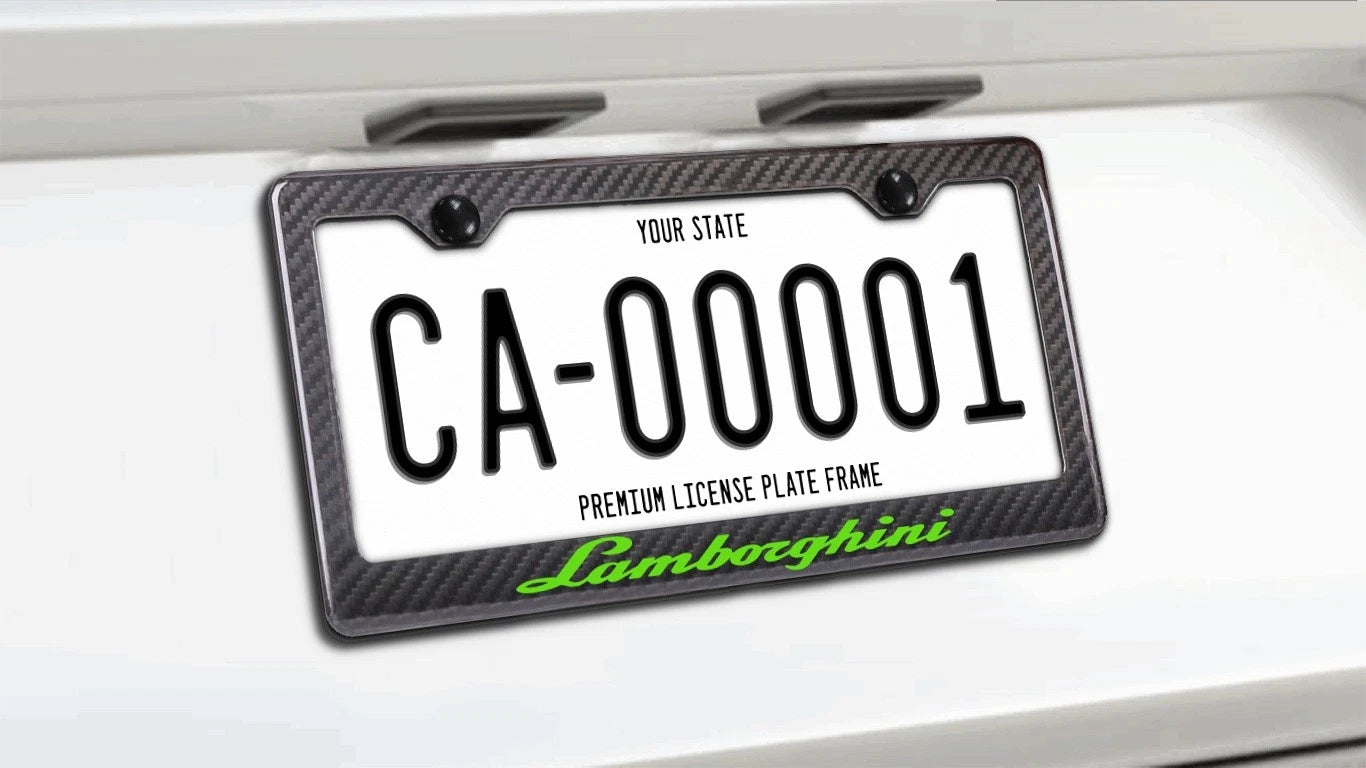 Lamborghini - Carbon Fiber License Plate Frame