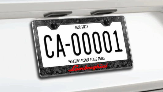 Lamborghini - Forged Carbon Fiber License Plate Frame