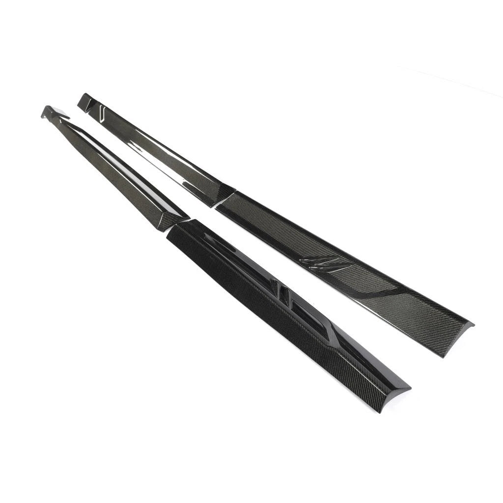 Audi Q8 RSQ8 Carbon Fiber Side Skirt Extensions
