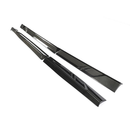 Audi Q8 RSQ8 Carbon Fiber Side Skirt Extensions