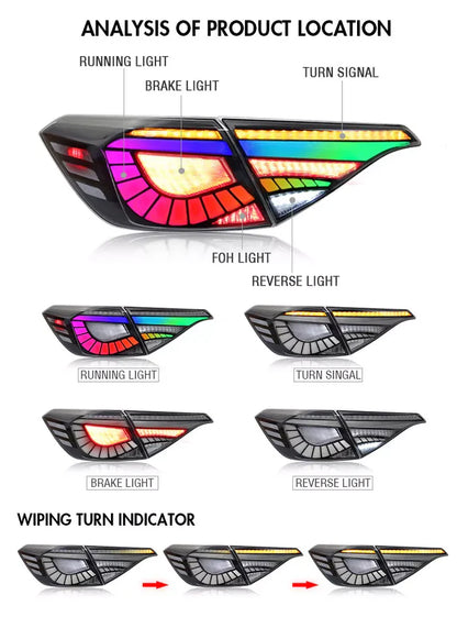 Honda Civic 11th Gen Sedan (2022–2024) – GTS Style LED Sequential Rear Tail Lights Set