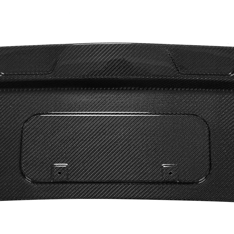 Corvette C8 – Carbon Fiber Rear License Plate Frame Cover Trim