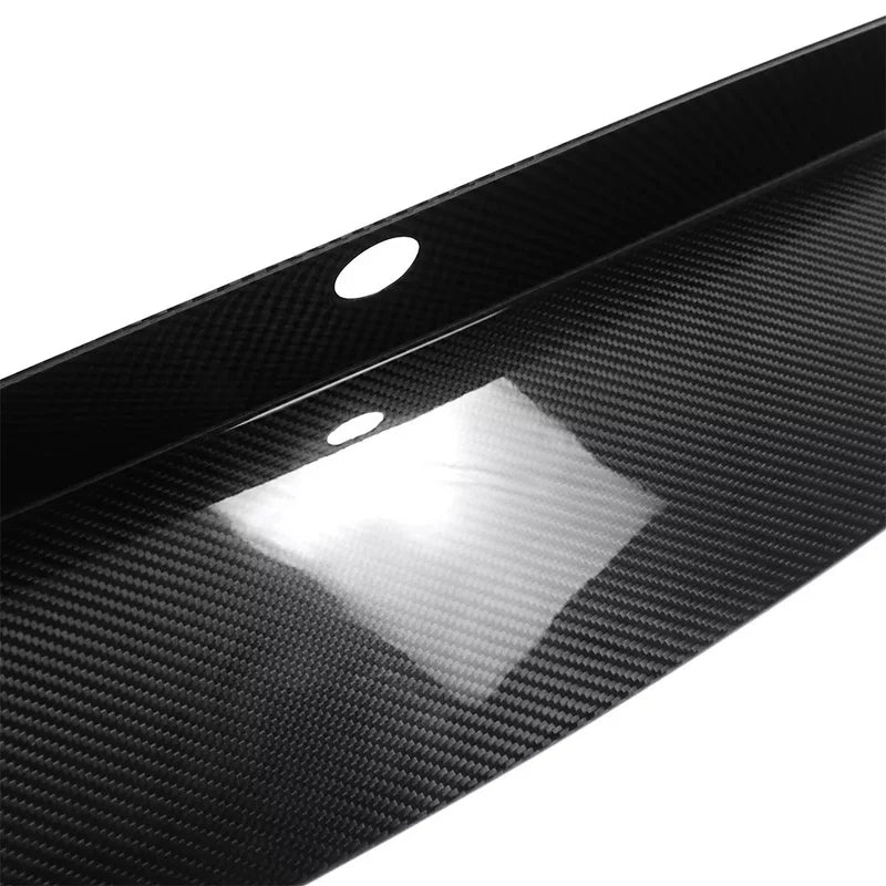 Ford Mustang S650 - Carbon Fiber Rear Deck Trunk Panel Emblem Trim