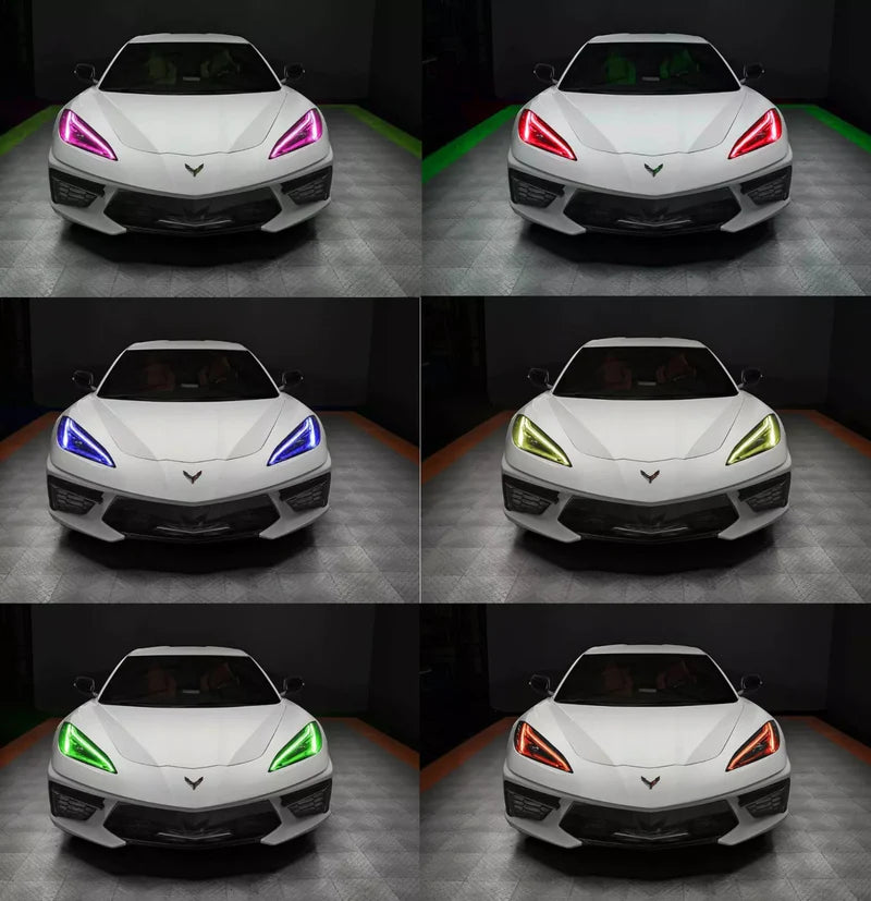 Corvette 2020–2023 – RGB Headlight DRL Module Upgrade