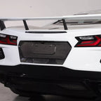 Corvette C8 – Carbon Fiber Rear License Plate Frame Cover Trim