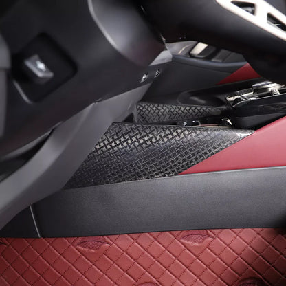 BMW i5 G60 / 5 Series G60 (2024–2025) - Carbon Fiber Center Console Side Panel Interior Trim