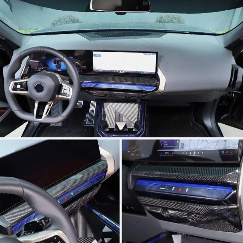 BMW X3 G45 - Dry Carbon Fiber Center Console Air Vent Trim
