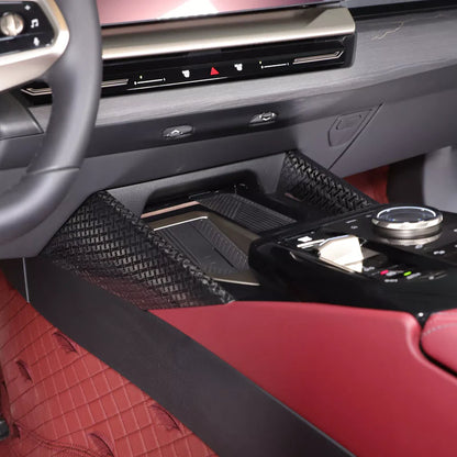 BMW i5 G60 / 5 Series G60 (2024–2025) - Carbon Fiber Center Console Side Panel Interior Trim