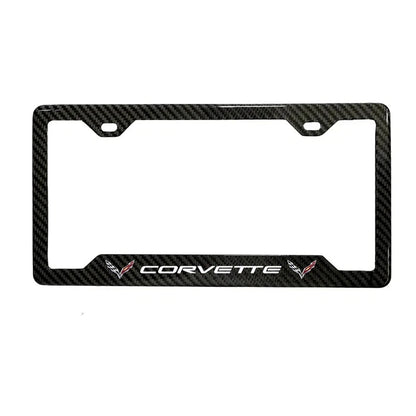 Corvette Carbon Fiber License Plate Frame