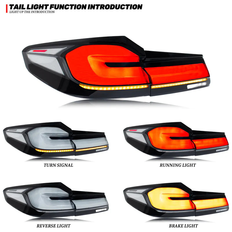 BMW F90 M5 / G30 5 Series - Clear LED Rear Tail Lights