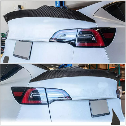 Tesla Model Y 2019-2024 - High Kick Carbon Fiber Spoiler
