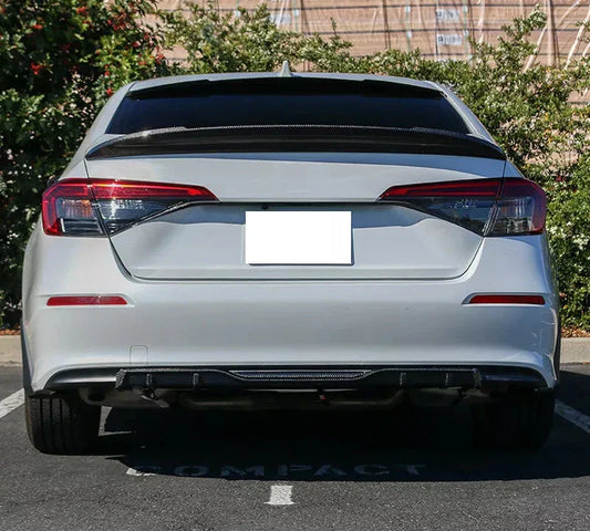 Honda Civic Type R FL5 (2023+) – H Style Carbon Fiber Rear Trunk Spoiler