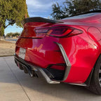 Infiniti Q60/Q60S - Carbon Fiber Rear Bumper C Blades