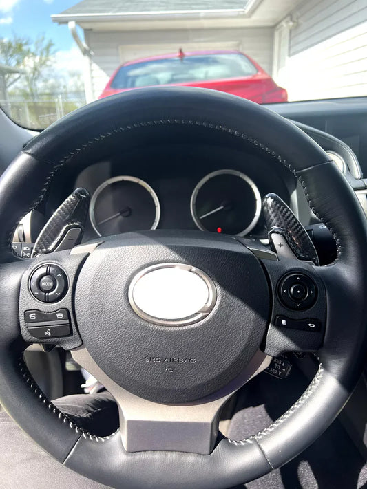 Lexus RC IS NX CT – Carbon Fiber Paddle Shifter Extensions