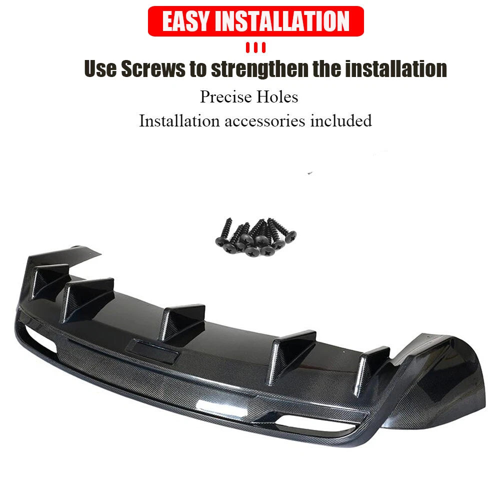 Tesla Model X - Carbon Fiber Rear Diffuser