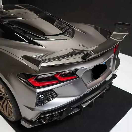 Corvette C8 Base/Z51 – Carbon Fiber Z06 Style Rear Wing