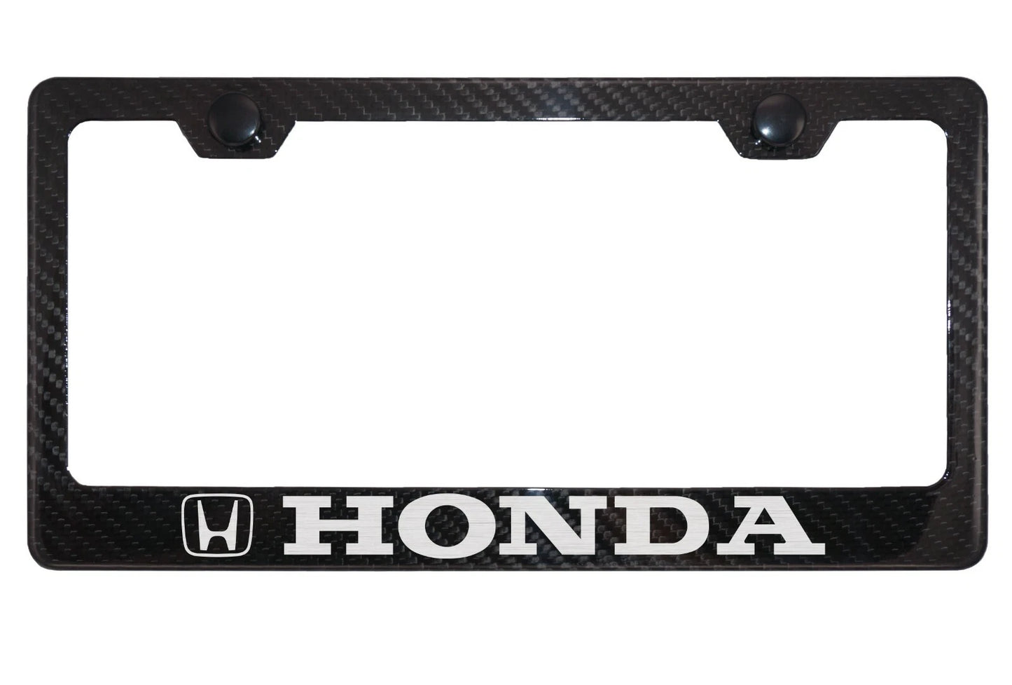 Honda Carbon Fiber License Plate Frame