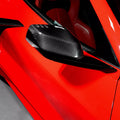 Corvette C8 – Carbon Fiber Mirror Caps