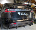 Tesla Model X - Carbon Fiber Rear Diffuser