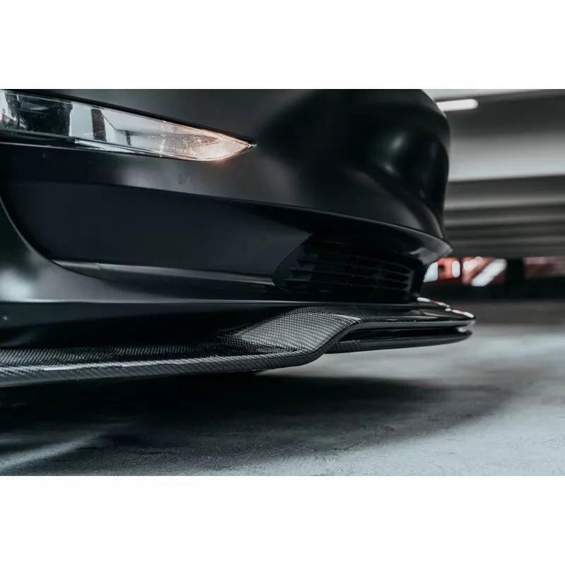 Tesla Model 3 - R Style Carbon Fiber Front Lip