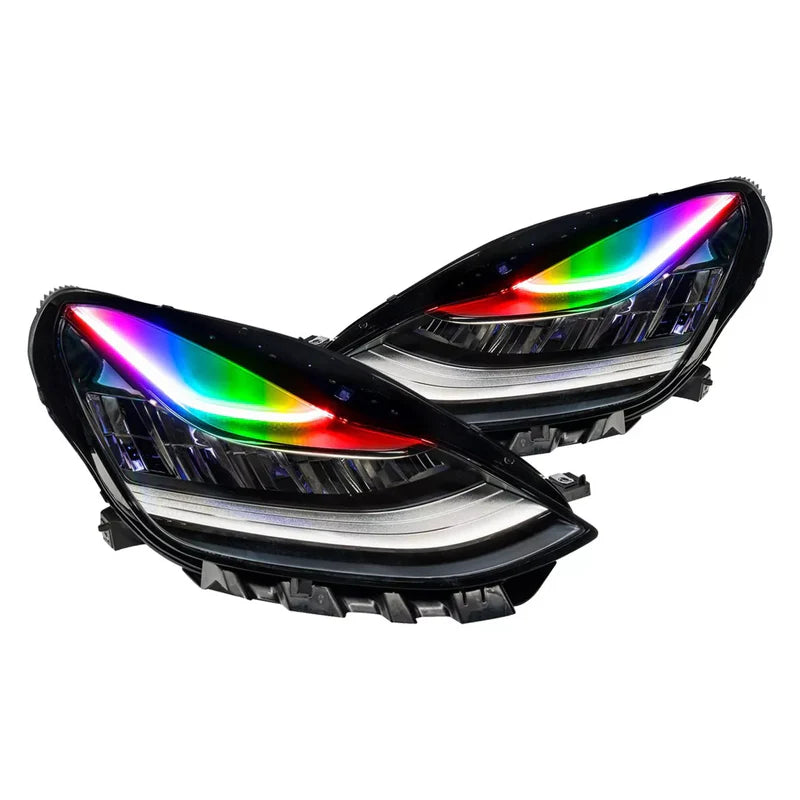 Tesla Model 3 2017–2020 – RGB DRL Module Headlight Upgrade