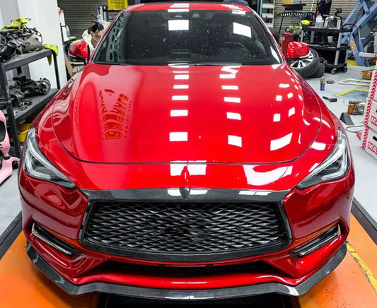 Infiniti Q60 Coupe 2016-2021 - Carbon Fiber Front Splitter Lip