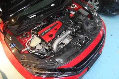 Honda Civic Type R FK8 (2018+) – Carbon Fiber Engine Bay Cover Kit (3-Piece)