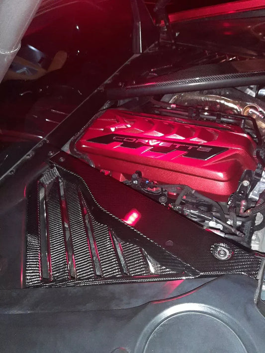 Corvette C8 – Carbon Fiber Engine Bay Panel Cover