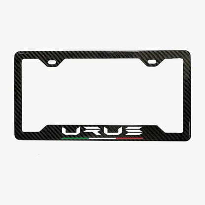 Lamborghini Urus Carbon Fiber License Plate Frame