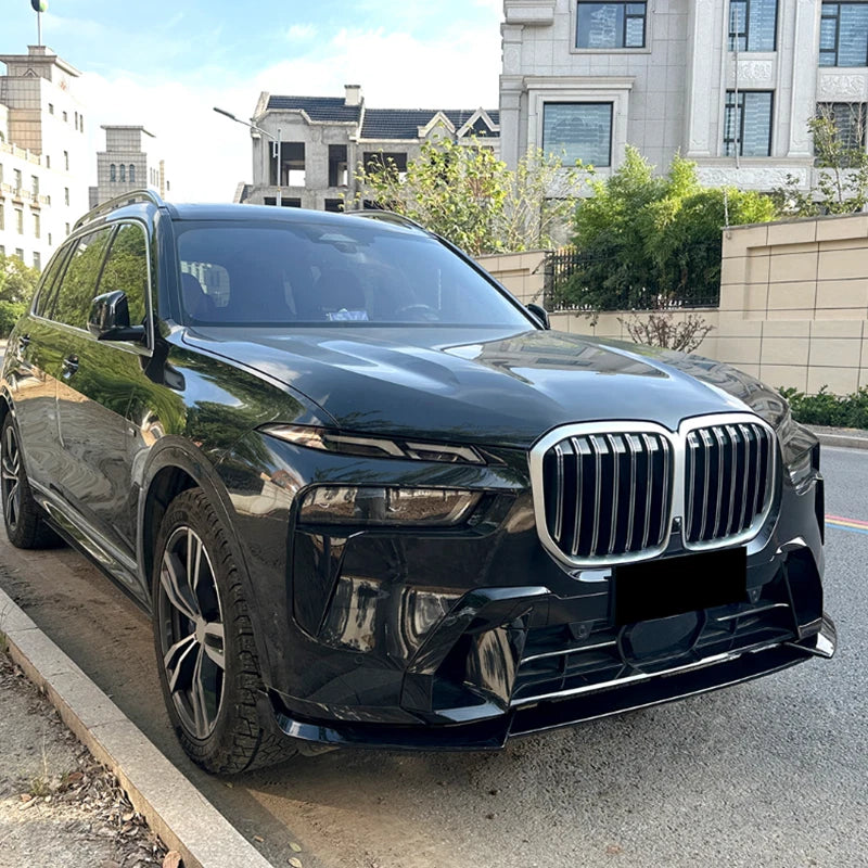BMW X7 G07 (2019–2026) - Gloss Black ABS 3-Piece Front Lip