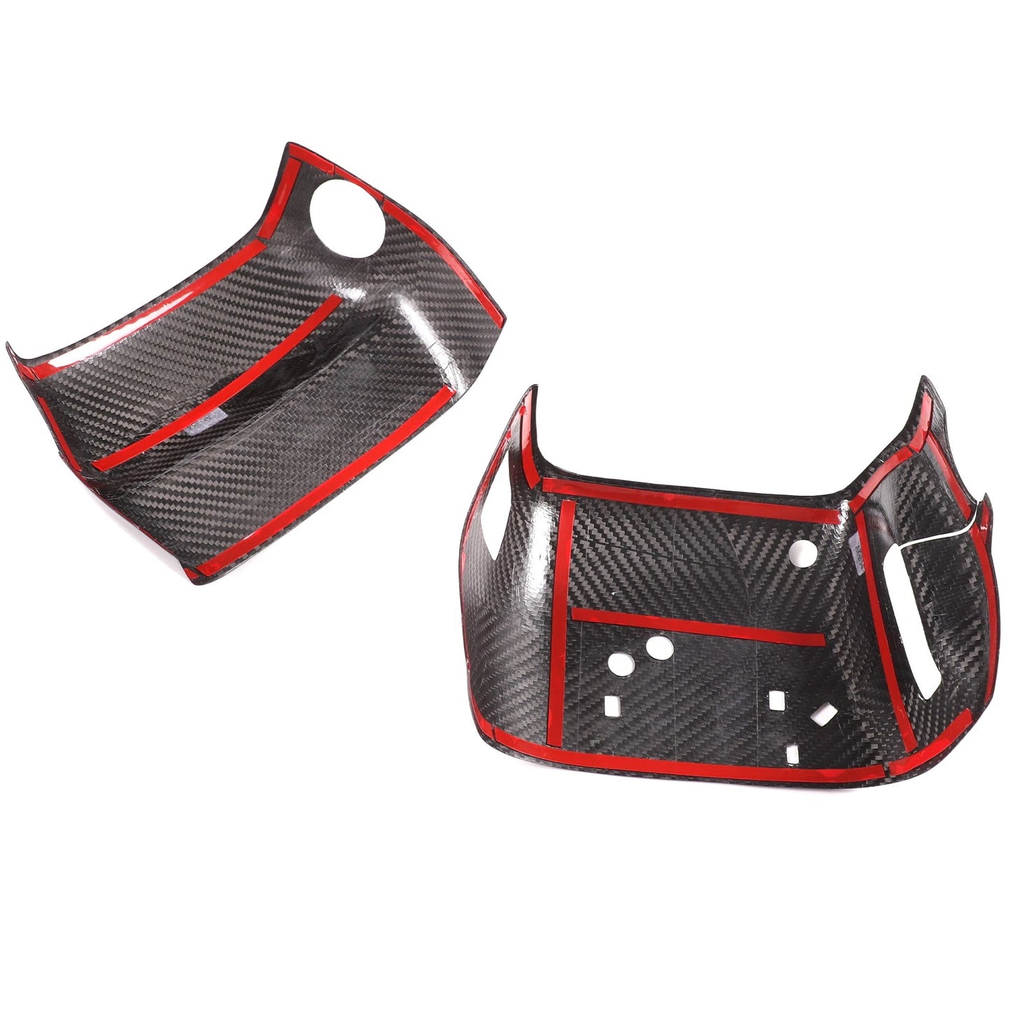 Chevrolet Corvette C6 (2005–2013) – Carbon Fiber Steering Wheel Lower Cover Trim