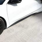 Corvette C8 Stingray Coupe – Carbon Fiber Side Skirt Trim Strip