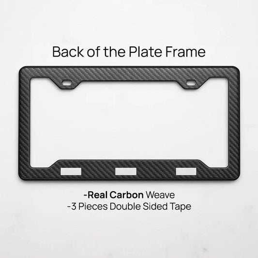 Lamborghini Carbon Fiber License Plate Frame